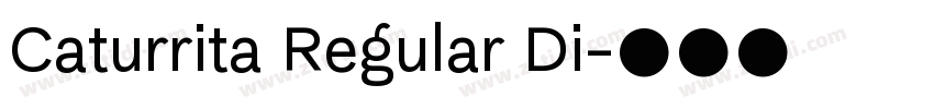 Caturrita Regular Di字体转换